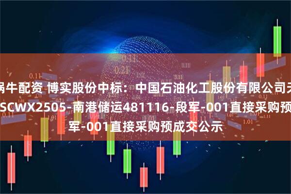 锅牛配资 博实股份中标：中国石油化工股份有限公司天津分公司SCWX2505-南港储运481116-段军-001直接采购预成交公示