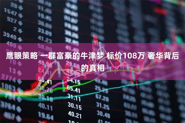 鹰眼策略 一群富豪的牛津梦 标价108万 奢华背后的真相